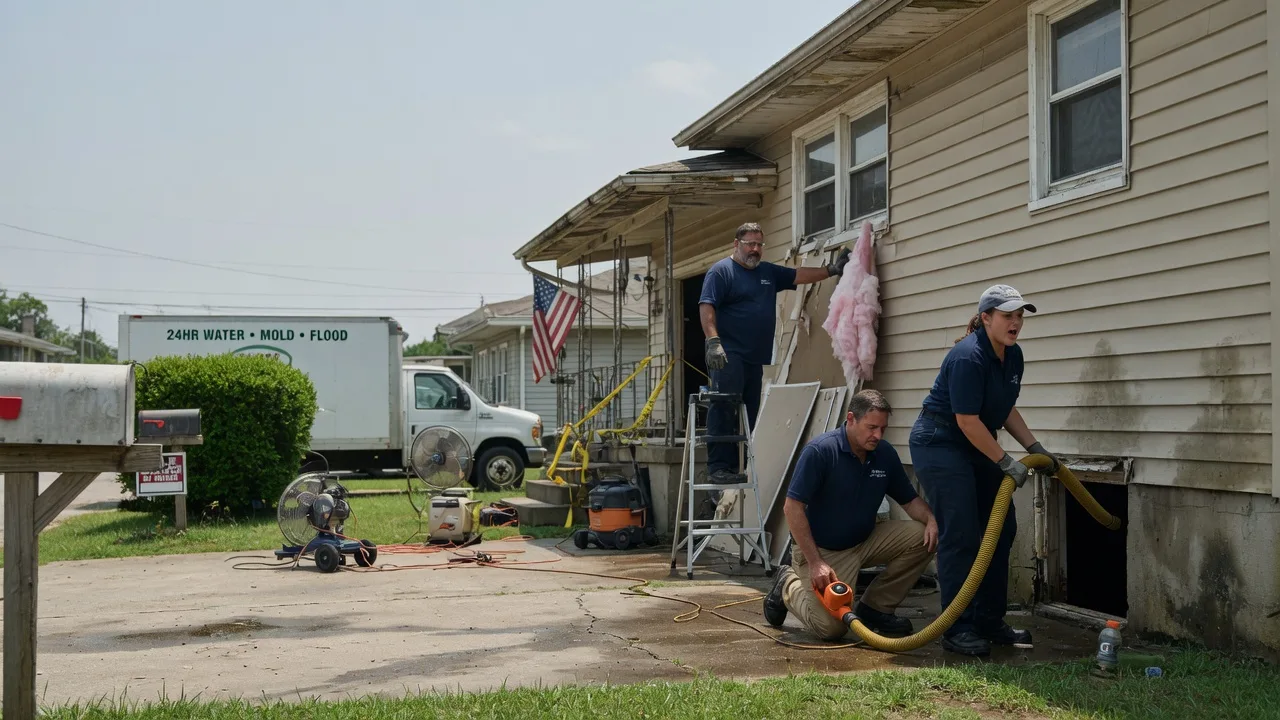 Water Damage Repair in Sugartown, LA near me